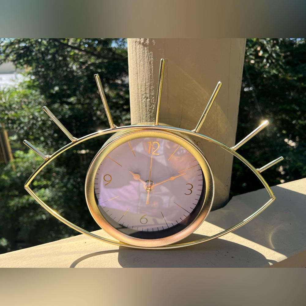 Evil Eye Tabletop Clock